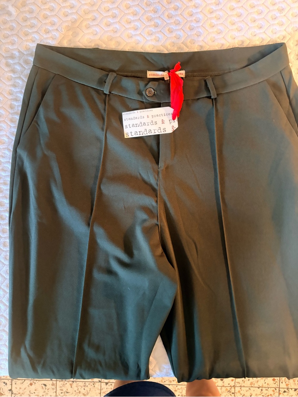 Standards & Practices Olive Green Women's Trousers